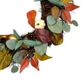 thumbnail image 4 of Northlight Pumpkin Pinecone and Gourd Artificial Fall Harvest Wreath - 24", 4 of 6