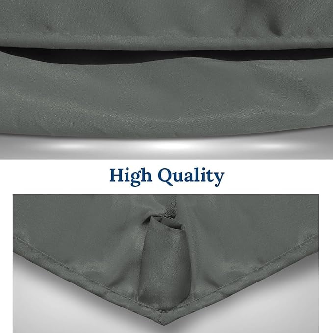 9ft Umbrella Top Cover Only Canopy 8rib Patio Replacement Canopy Outdoor (Canopy Only)