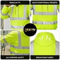 thumbnail image 3 of Sudadera Wefeyuv con capucha reflectante de alta visibilidad L, 3 of 7