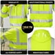 thumbnail image 3 of Sudadera Wefeyuv con capucha reflectante de alta visibilidad L, 3 of 7