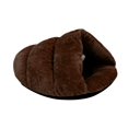 thumbnail image 2 of Cama cueva para gatos semicerrada y cálida para cachorros, ideal para relajarse en interiores. café, 2 of 9