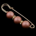 thumbnail image 6 of Brooch Pins Jewelry Lapel Pins Sweater Shawl Clips Fashion Decorative Crafts Pink Gray Coffee, 6 of 8