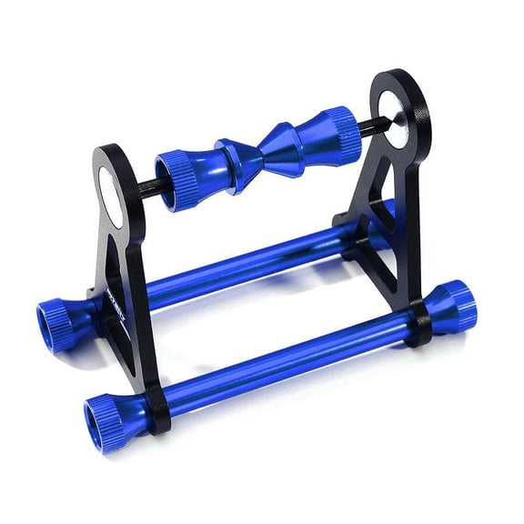 Integy RC Toy Model Hop-ups C28557BLUE Magnetic Type Tire Balancer for RC (4mm Shaft Size, Tire 100mm O.D. Max)