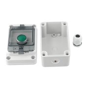 Outdoor Waterproof Ip66 Push Button Box 1 Way Momentary Button Switch Wiring Box