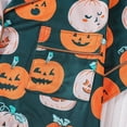 thumbnail image 3 of Miaoju Pajama Set for Women 2 Piece Round Neck Button Down Silk Pjs Halloween Lounge Set Homewear Pajama Set, 3 of 7