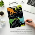 thumbnail image 5 of FMSHPON Dinosaurs Clipboard Hardboard Wood Nursing Clip Board and Pull for Standard A4 Letter 13x9 inches, 5 of 8