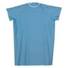 DMI Hospital Patient Gown for Women or Men, Back and Shoulder Snap, 36" Long, Blue