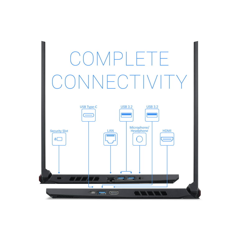 Acer Nitro 5 Gaming Laptop, 15.6 144Hz FHD Display, Intel Core i5-10300H  Upto 4.5GHz, 16GB RAM, 512GB NVMe SSD, NVIDIA GeForce RTX 3050, HDMI,  Wi-Fi, Bluetooth, Windows 10 Pro 