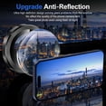 thumbnail image 4 of CASEFIV Camera Lens Protector for iPhone 17 Pro/iPhone 17 Pro Max, Tempered Glass Screen Protector Metal Individual Camera Cover Accessories Case Friendly,Black, 4 of 7
