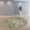 thumbnail image 3 of 7' Round Wool Ivory  Area Rug, 3 of 3