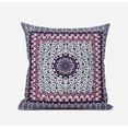 thumbnail image 3 of Holy Tie Die Flower Suede Zippered Pillow with Insert in Gray Orange 16 x 16, 3 of 7