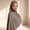 Light Yellow, variant on Everyday Wear Hijab for Women, Soft Stretch Cotton Breathable Large Plain Turban Wrap Headscarf Muslim Shawl Non-see-through Lightweight, Light Yellow