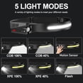 thumbnail image 2 of Rechargeable Headlamp 6 count, 230?Beam Headlamp for Adults, 6 Mode Camping & Spotlight, Motion Sensor, Lightweight Headlights Flashlight, 2 of 6