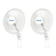 thumbnail image 1 of Paquete de 2 ventiladores de pared oscilantes Hurricane de 16 pulgadas, color blanco, 1 of 8