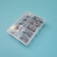thumbnail image 4 of 100 Uds 3-12 # anzuelos de pesca con púa de mosca de acero al carbono con caja de almacenamiento Kit de anzuelos de pesca atado de moscas, 4 of 6