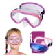 thumbnail image 1 of Gafas de natación RUIGAO para niños, máscara de buceo de neopreno para niños de 2 a 5 años, rosa, 1 of 7