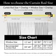 thumbnail image 2 of MERIVILLE 1" Double Curtain Rod Set, Adjustable 28–48 Inches, Ball Finials, Glossy White, 2 of 8