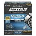 thumbnail image 2 of 2 Pack, Brilliant Blue, Rust-Oleum RockSolid Metallic Floor Coating Kit-299745, High Gloss, 80 oz Kit, 2 of 11