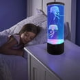 thumbnail image 5 of RRJ Simulated Jellyfish Lamp, USB Powered Color Changing LED Ocean Wave Night Light, 3D Realistic Swimming Jellyfish Mood Light for Bedroom Living Room Decor, 5 of 9