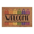thumbnail image 1 of GUANGHONG Front Door Mat Back To Classroom Doormat Teacher Appreciation Front Back Door Mats First Day of Sign Welcome Mat for Front Door Outside Crayons Doormats F, 1 of 7