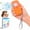 Orange, variant on Mini Handheld Fan,11000RPM High Speed Portable Fan with 5 Speeds,Ultra-Lightweight 56g Pocket Fan for Travel Essentials,Super Slim Mini Personal Fan for Travel, Makeup