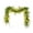 2A- Green, variant on Halloween Garland with Lights 6 Ft, Pre Lit Black Twig Garland with Warm LED Lights, Halloween Decorations for Front Door, Yard, Mantel Banister, 1 Pack