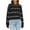 Black, variant on Women Heart Sweater Crewneck Loose Chunky Knit Loose Casual Long Sleeve Cute Pullover Sweaters L