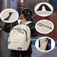 thumbnail image 1 of JUNWELL Unisex Large Capacity Travel Backpack  Casual And Simple Daypack  Lightweight And Portable Shoulder Bag  Strong And Durable Fabric  Adjustable Straps  Ideal For Outdoor  Travel An, 1 of 1
