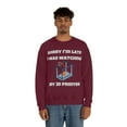 thumbnail image 4 of Sorry I'm late I was watching my 3d printer, 3D Printer hobbies maker - Unisex Heavy Blend Crewneck Sweatshirt, 4 of 9
