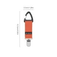 thumbnail image 5 of Clip para Sombrero Paja Soporte Portátil Multiusos Al Aire Libre () Color Naranja, 5 of 5