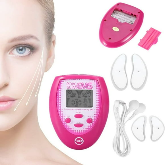 DEBGFS Slimming Tool EMS Tens Facial Lifting Jawline muscle Face Massager Electronic Pulse Body Jaw Massage Muscle Stimulator Device