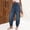*Blue, variant on Women's Low Waist Tapered Leg Drawstring Cargo Jogger Jeans ,Casual Loose Fit Denim Pants with Light Blue,Women's Plus XXXL