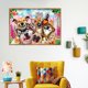 thumbnail image 1 of 5D bricolaje completo taladro diamante pintura perros cruz puntada bordado mosaico kits Likrtyny decoración de arte, 1 of 9