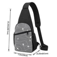 thumbnail image 4 of Disketp Sling Backpack,Multipurpose Crossbody Shoulder Bag Travel Hiking Daypack-Airplane Routes Around The World, 4 of 6
