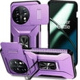 thumbnail image 1 of Funda para GANGXUN OnePlus 11 5G - Soporte metálico, Función magnética, Morado, 1 of 5