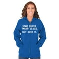 thumbnail image 4 of Some Chicks Marry LGBTQ Lesbian Pride Women Plus Size Zipper Hoodie Brisco Brands 4X, 4 of 5