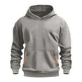 thumbnail image 3 of WOYY Boys Hooded Sweatshirt with Front Pocket Casual Pullover Hoodie, Sizes 8-9, 3 of 3