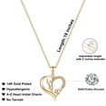 thumbnail image 2 of TURANDOSS Horse Gifts for Women Dainty Heart Initial Pendant Necklace Personalized Necklace for Women, 2 of 6