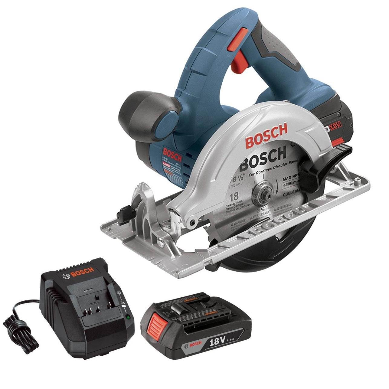 Bosch 18v 6 5 Cordless Circular Saw Battery Charger