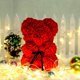 thumbnail image 4 of Oso rosa, oso de peluche, oso de flores artificiales, regalo del día de San Valentín oso rosa burbuja flor oso simulación flor inmortal abrazo oso juguete Zhivalor HMHZ1515-2, 4 of 4