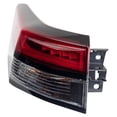 thumbnail image 4 of For Nissan Pathfinder 2022 2023 2024 Tail Light Assembly Driver Side | Rear | Outer | Standard Line | LED | Chrome | Red/Clear | Replacement For NI2804126 | 26555-6TA0B, 4 of 4