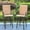 Padded Brown, variant on SUMMIT LIVING High Top 2-Piece Outdoor Swivel Bar Stools, Patio Metal Frame Counter Height Chairs with Quick-Dry Textilene, Black & Gray