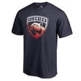 thumbnail image 2 of Men's Navy Florida Panthers Gradient Logo T-Shirt, 2 of 4