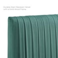 thumbnail image 6 of Modway Eloise Channel Tufted Performance Velvet Twin Headboard in Teal, 6 of 10
