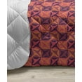 thumbnail image 3 of Abstract Down Alternative Comforter, Retro Raindrops Illustration Shadows Intertwined Elements Composition, Microfiber Quilt for All Season, 5 Sizes, Pink and Dark Magenta, by Ambesonne, 3 of 3