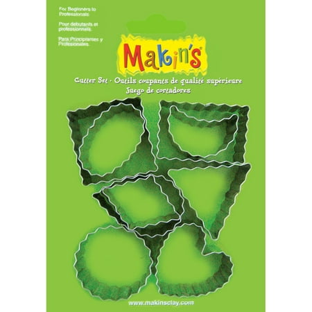 Makin's USA Clay Crinkle 9 Piece Cutter Set