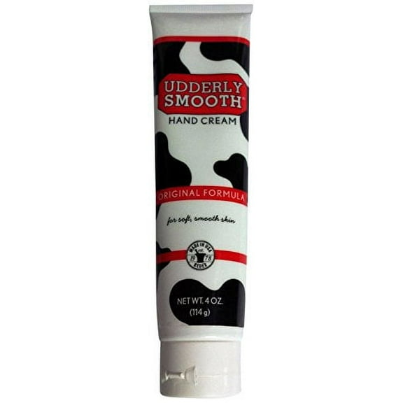 2 Pack Udderly Smooth Hand Cream Original Formula, For Soft Smooth Skin 4oz Each