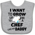 thumbnail image 3 of Inktastic I Want to Grow Up to Be a Chef Like My Daddy Boys or Girls Baby Bib, 3 of 4
