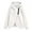 White, variant on Half Zip Pullover Hoodie for Women 2025 Fall Winter Long Sleeve Irregular Hem Casual Hooded Sweatshirt