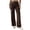 ACD29-Coffee, variant on Fold Over Yoga Pants Women Y2K Low Rise Bell Bottoms Yoga Pants Summer Beach Wide Leg Foldover Pants Lounge Flare Leggings Black XL